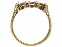 18ct & Platinum Art Deco Diamond Four Stone Ring