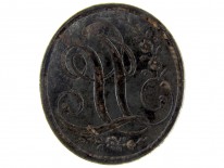 Georgian Steel Seal with H Monogram