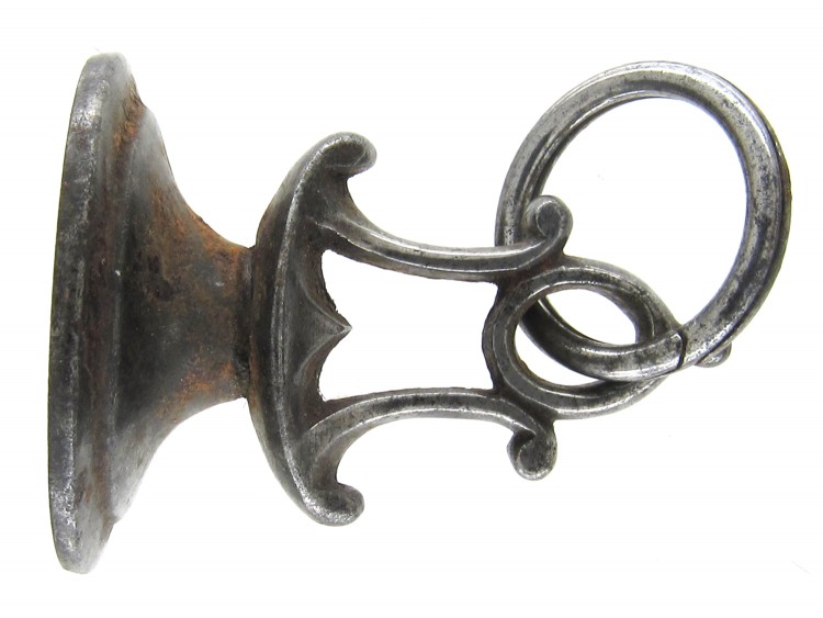 Georgian Steel Seal with H Monogram
