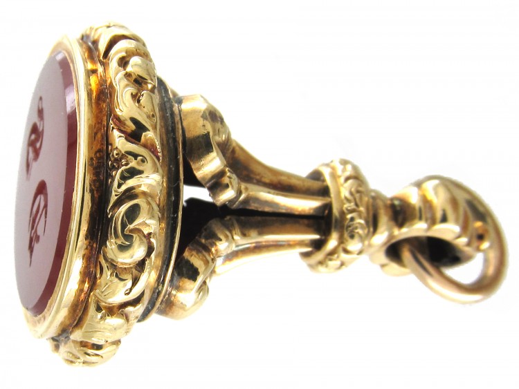William IV 18ct Gold & Carnelian Seal