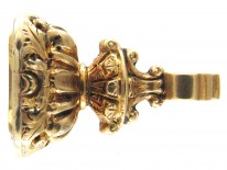 Early Victorian Gold Cased Seal with Citrine Base