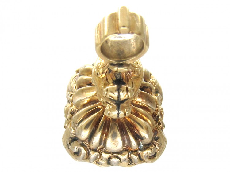 Early Victorian Gold Cased Seal with Citrine Base