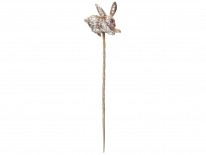 Edwardian Rose Diamond & Ruby Rabbit Stickpin