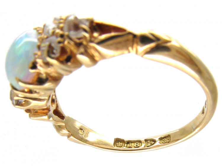 Victorian Opal & Diamond Ring