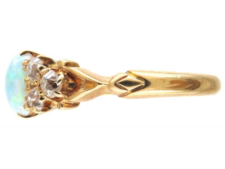 Victorian Opal & Diamond Ring