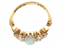 Victorian Opal & Diamond Ring