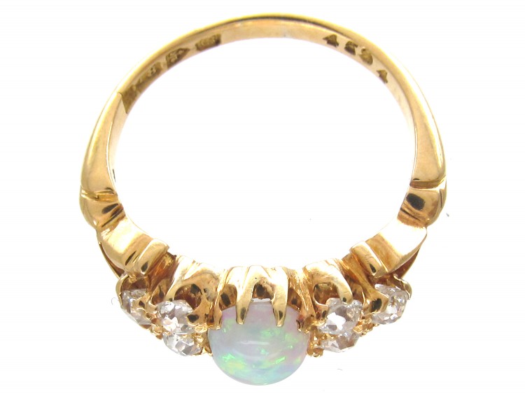 Victorian Opal & Diamond Ring