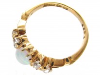 Victorian Opal & Diamond Ring