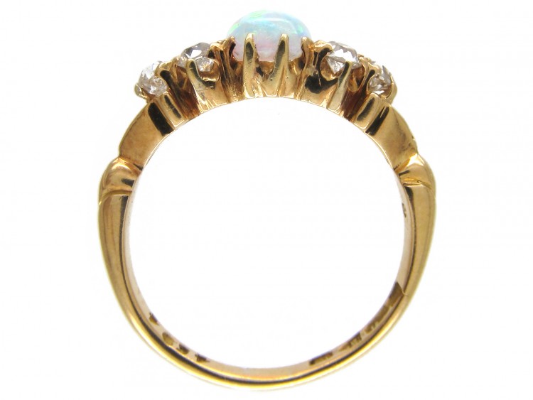 Victorian Opal & Diamond Ring