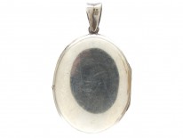 Silver Oval Locket