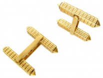 18ct Gold Baton Cufflinks