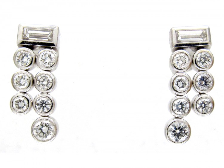 Diamond Drop Earrings by De Beers