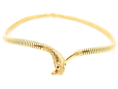 9ct Gold Snake Collar