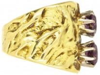 18ct Gold & Garnet Ring by Vivian Pitchford