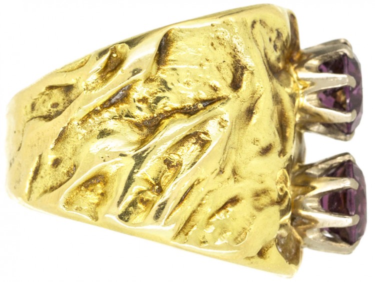 18ct Gold & Garnet Ring by Vivian Pitchford