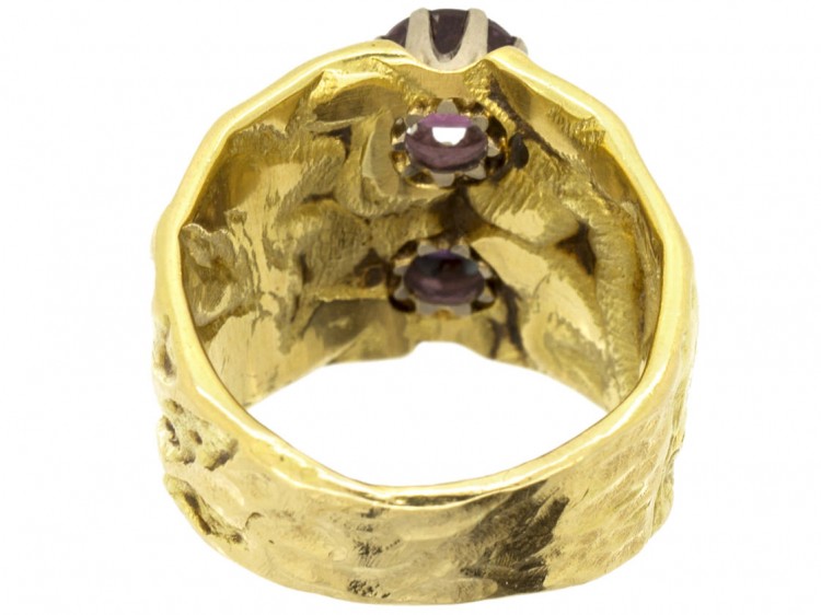 18ct Gold & Garnet Ring by Vivian Pitchford
