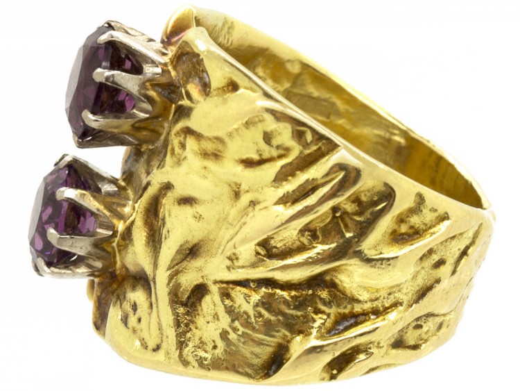 18ct Gold & Garnet Ring by Vivian Pitchford