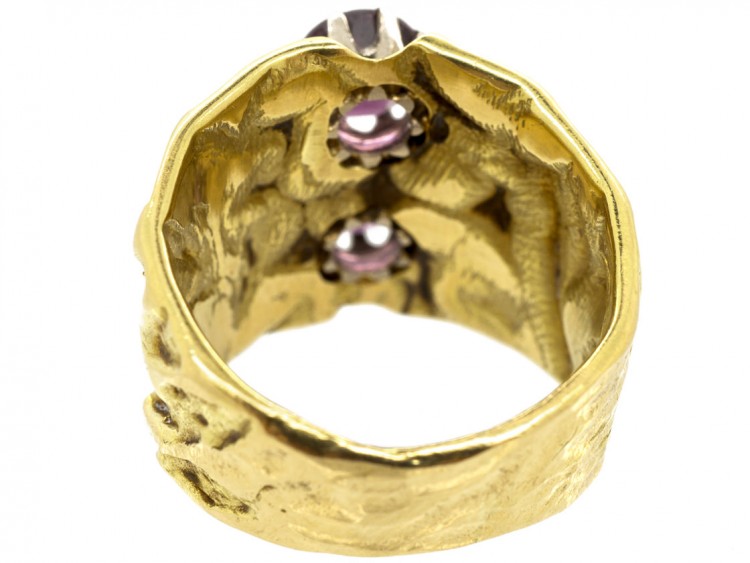 18ct Gold & Garnet Ring by Vivian Pitchford