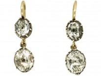 Georgian Paste Double Drop Earrings