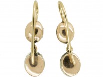 Georgian Paste Double Drop Earrings