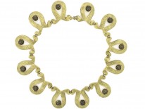 Theodor Farhner Silver Gilt & Marcasite Necklace
