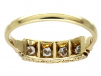 Art Deco Diamond Four Stone Ring