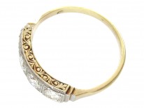 Art Deco Diamond Four Stone Ring