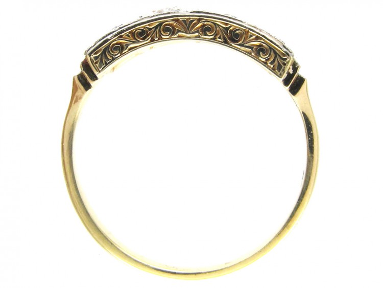Art Deco Diamond Four Stone Ring