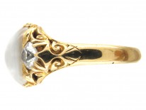 Victorian Moonstone & Diamond Ring