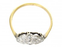 Art Deco Diamond Fan Ring