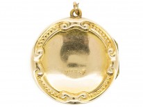 Edwardian 9ct Back & Front Round Locket
