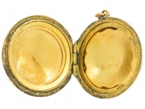 Edwardian 9ct Back & Front Round Locket