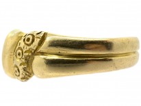 18ct Gold Edwardian Scroll Ring