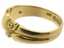 18ct Gold Edwardian Scroll Ring