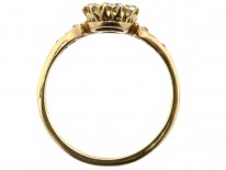 Victorian 18ct Gold Diamond Cluster Ring