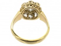 Victorian 18ct Gold Diamond Cluster Ring