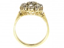 Victorian 18ct Gold Diamond Cluster Ring