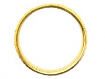 22ct Engraved Wedding Ring