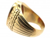 14ct Gold Carnelian Signet Ring