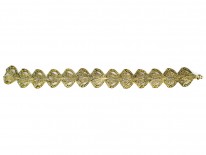 Theodor Farhner Silver Gilt & Marcasite Bracelet