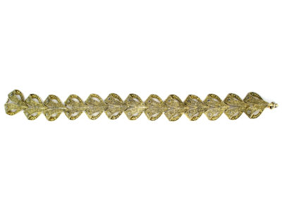 Theodor Farhner Silver Gilt & Marcasite Bracelet