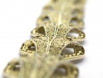 Theodor Farhner Silver Gilt & Marcasite Bracelet