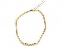 Art Deco Five Stone Diamond Bracelet