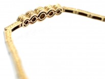 Art Deco Five Stone Diamond Bracelet