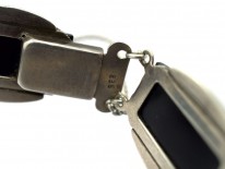 Art Deco Silver Onyx & Marcasite Bracelet