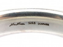 Silver Bangle by Hans Hansen