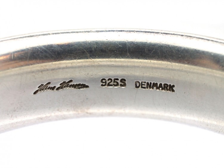 Silver Bangle by Hans Hansen