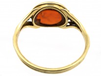 18ct Gold Roman Intaglio Signet Ring