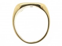 18ct Gold Signet Ring with Crowned Coat of Arms