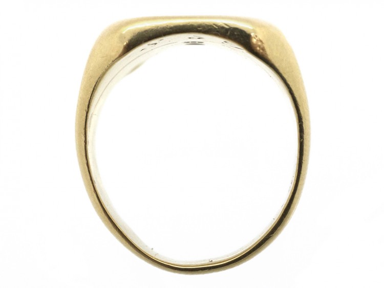 18ct Gold Signet Ring with Crowned Coat of Arms